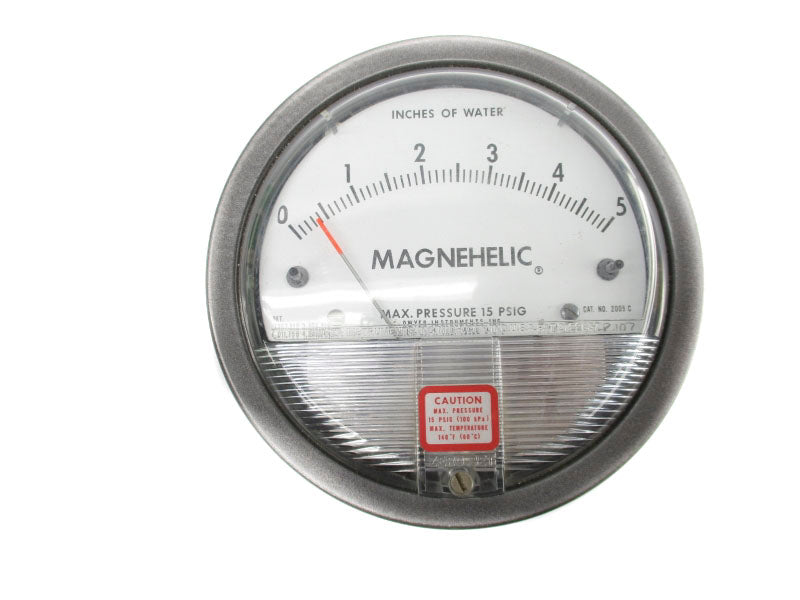 DWYER 2005C 0-5"H2O 15PSI NSNP