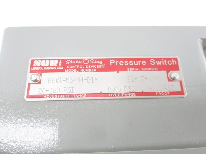 SOR 66V1-K5-M4-B1A 20-180PSI NSNP