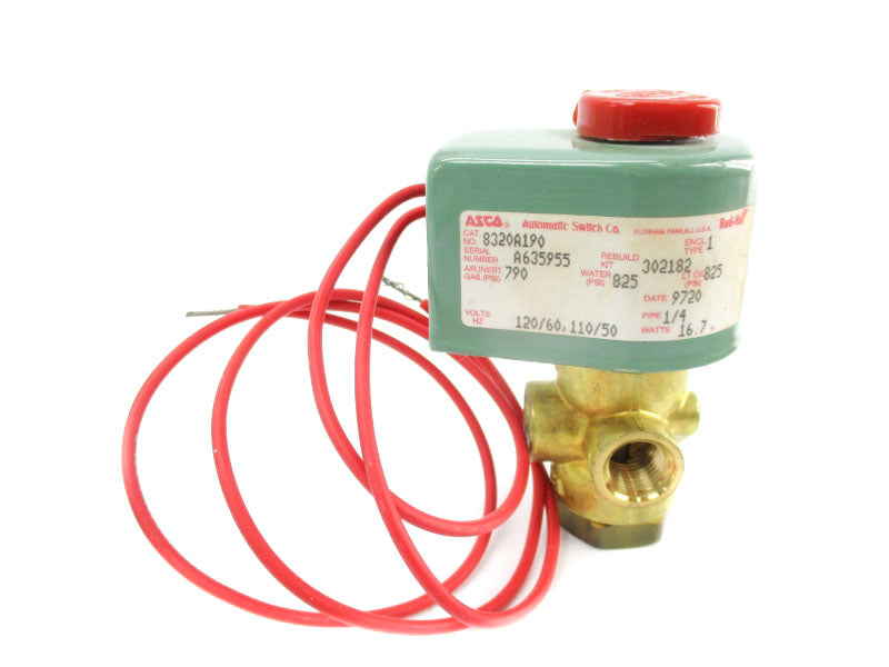 ASCO 8320A190 110-120V 825PSI 1/4" UNMP