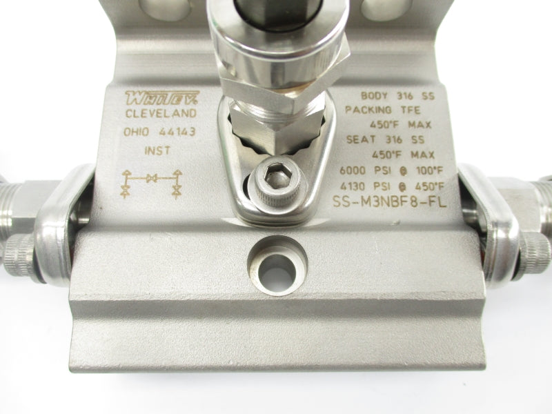 WHITEY SS-M3NBF8-FL 6000PSI NSNP