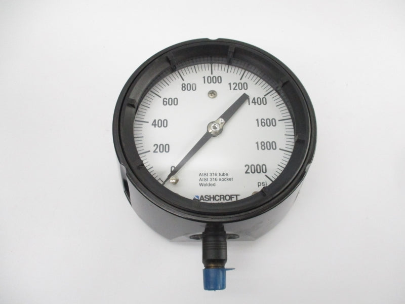 ASHCROFT 45-1279-SS-02L-2000# 0-2000PSI 4-1/2" NSMP