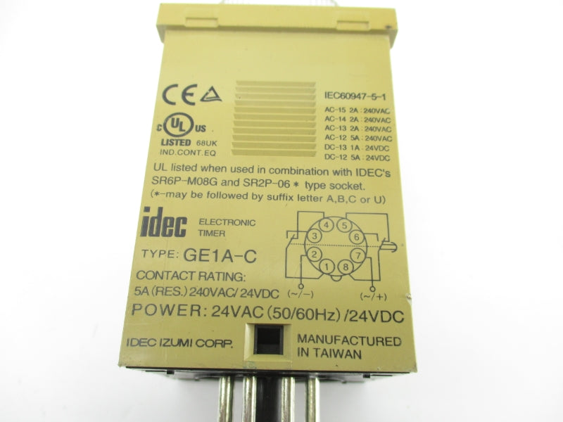 IDEC GE1A-C 240VAC/24VDC 5A 1S-10M UNMP