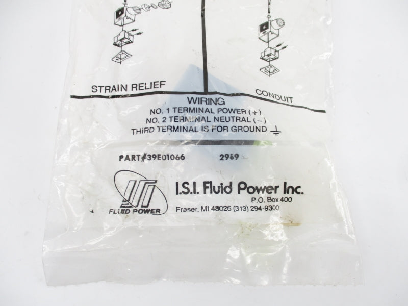 ISI FLUID POWER 39E01066 NSMP