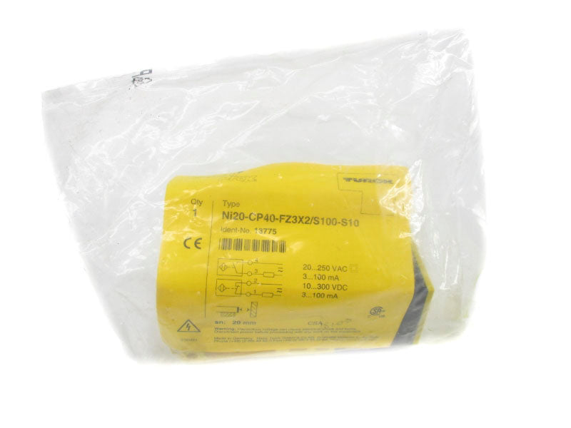 TURCK NI20-CP40-FZ3X2/S100-S10 13775 10-300VDC 20MM NSMP