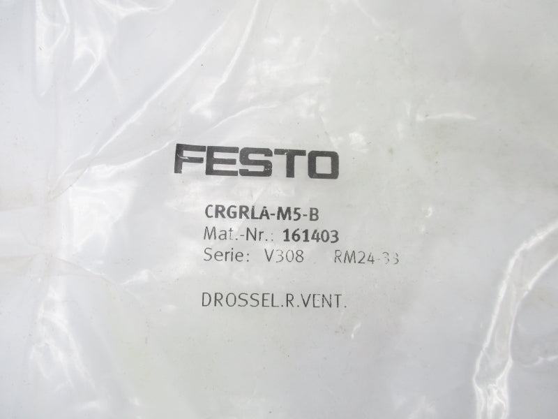 FESTO CRGRLA-M5-B 161403 SER. V308 NSMP