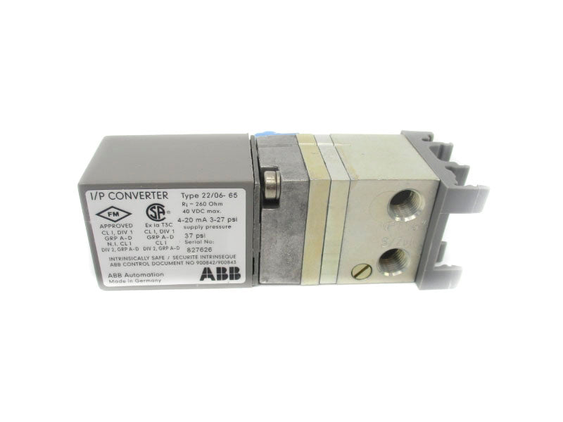 ABB 22/06-65 40VDC 37PSI NSNP