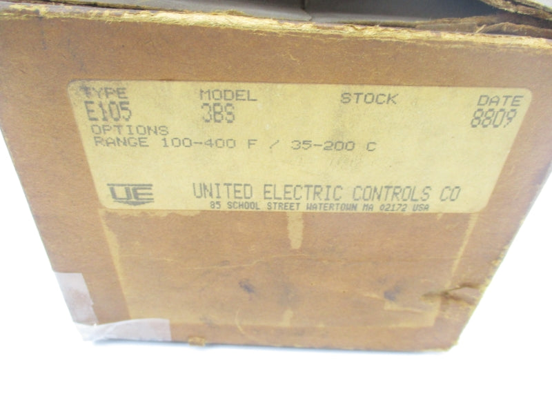 UNITED ELECTRIC CONTROLS E1053BS 480VAC 15A 100-400'F NSMP