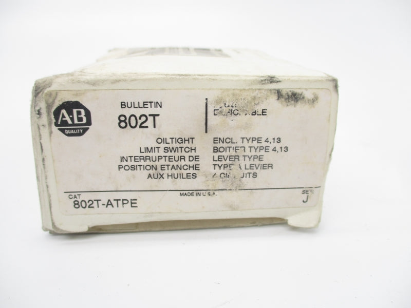 ALLEN BRADLEY 802T-ATPE SER. J 120-300VAC 60A (WH) NSMP