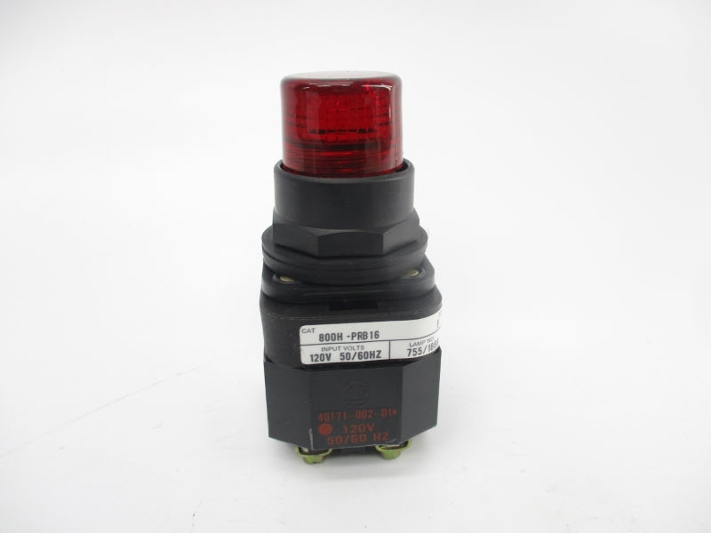 ALLEN BRADLEY 800H-PRB16R SER. F 120V (GY/BL) NSMP