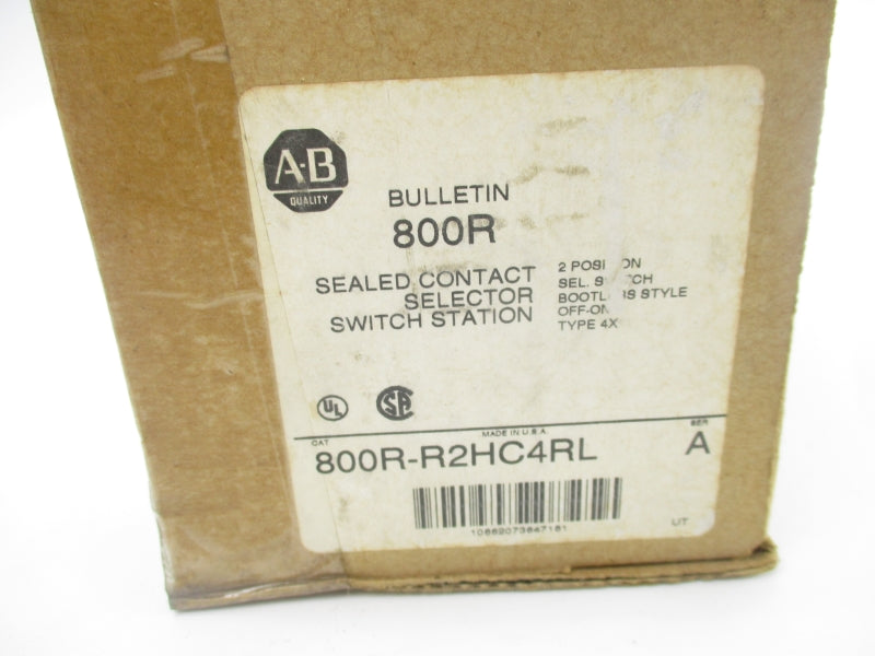 ALLEN BRADLEY 800R-R2HC4RL SER. A 600VAC (BR/WH) NSMP