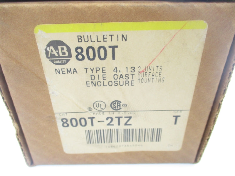 ALLEN BRADLEY 800T-2TZ SER. T (BR/YL) NSMP
