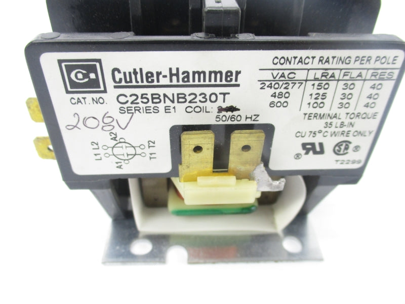 CUTLER HAMMER C25BNB230T SER. E1 600V NSNP