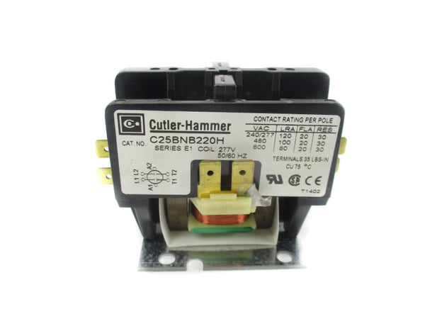 CUTLER HAMMER C25BNB220H SER. E1 277V NSNP