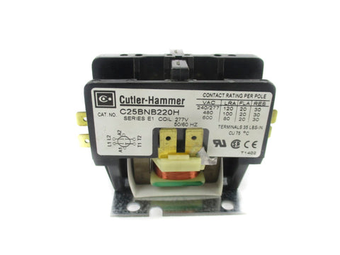 CUTLER HAMMER C25BNB220H SER. E1 277V NSNP