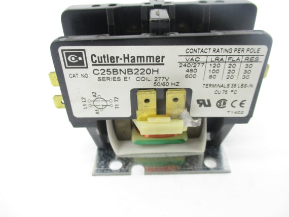 CUTLER HAMMER C25BNB220H SER. E1 277V NSNP