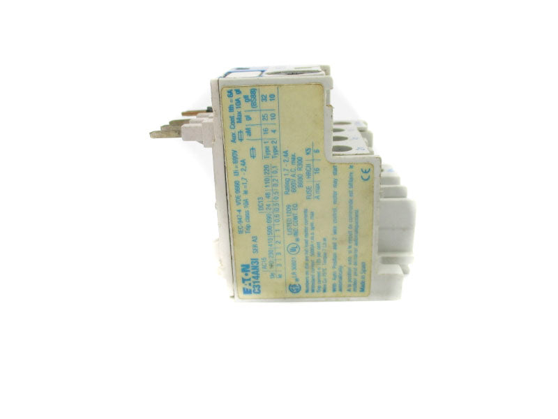 EATON C314AN3I SER. A3 690VAC 1.7-2.4A UNMP