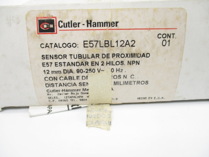 CUTLER HAMMER E57LBL12A2 SER. E1 90-250V NSMP