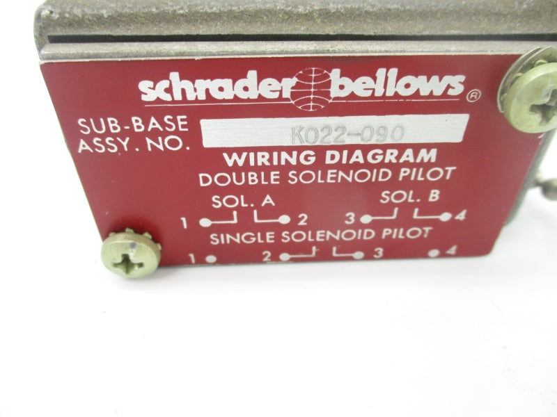SCHRADER BELLOWS K022-090 UNMP