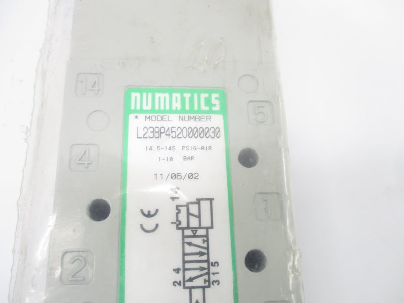 NUMATICS L23BP452O000030 120V .07A 14.5-145PSI NSNP