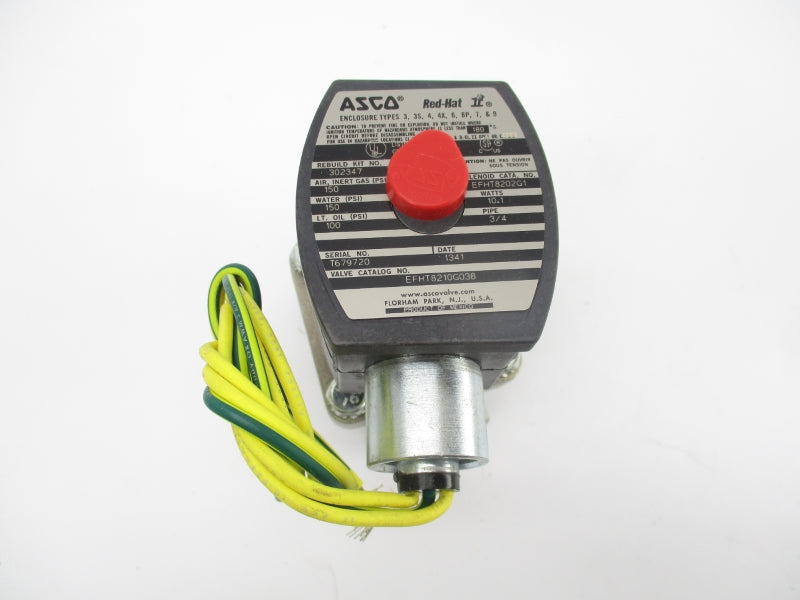ASCO EFHT8210G038 110/120V 150PSI 3/4" NSMP