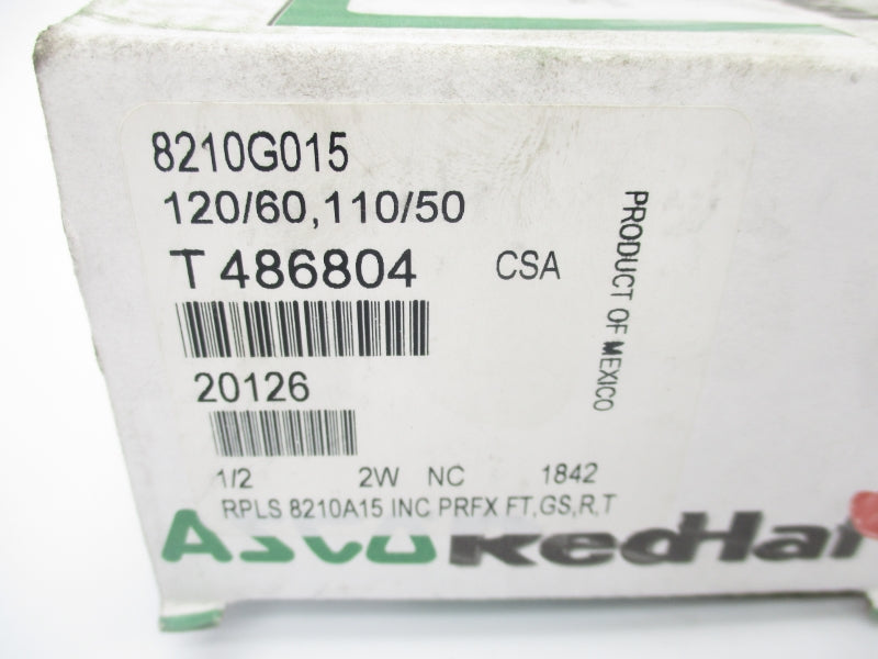 ASCO 8210G015 110/120V 5-150PSI 1/2" NSMP
