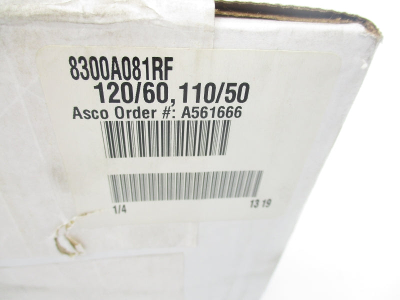 ASCO 8300A081RF 110/120V 1/4" NSFS