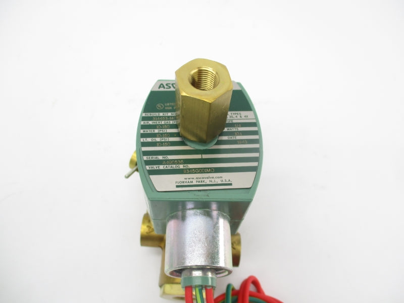 ASCO 8345G001MO 110/120V 10-150PSI 1/4" UNMP