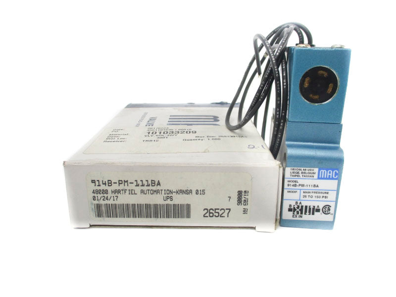MAC 914B-PM-111BA 110/120V 25-150PSI  NSMP