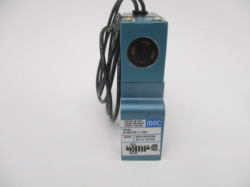 MAC 914B-PM-111BA 110/120V 25-150PSI  NSMP