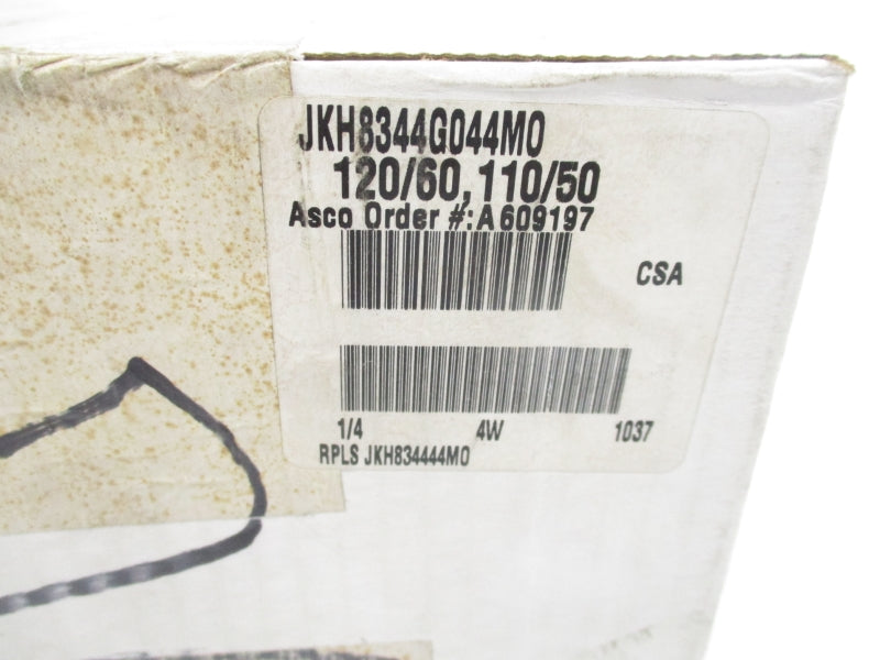 ASCO JKH8344G044MO 110/120V 1/4" NSFS