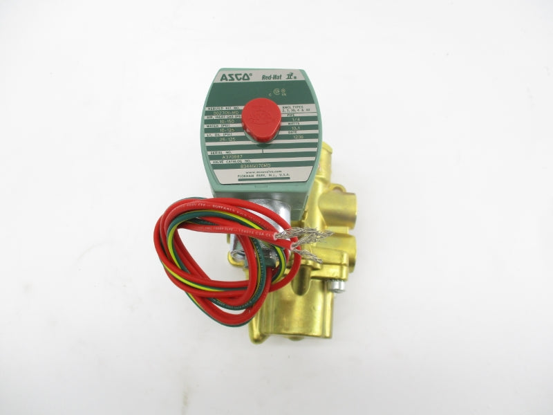ASCO 8344G070MO 110/120V 10-125PSI 1/4" NSMP