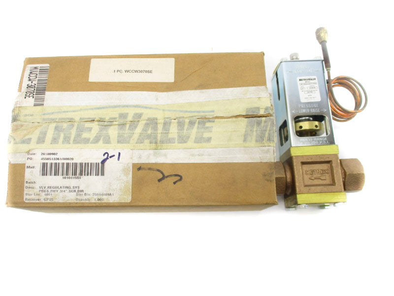 METREX VALVE WCCW3070SE 350PSI 3/4" NSMP