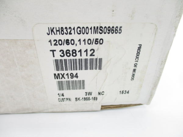 ASCO JKH8321G001MS09665 110/120V 10-200PSI 1/4" NSMP