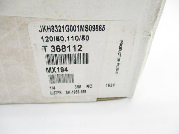ASCO JKH8321G001MS09665 110/120V 1/4" NSFS