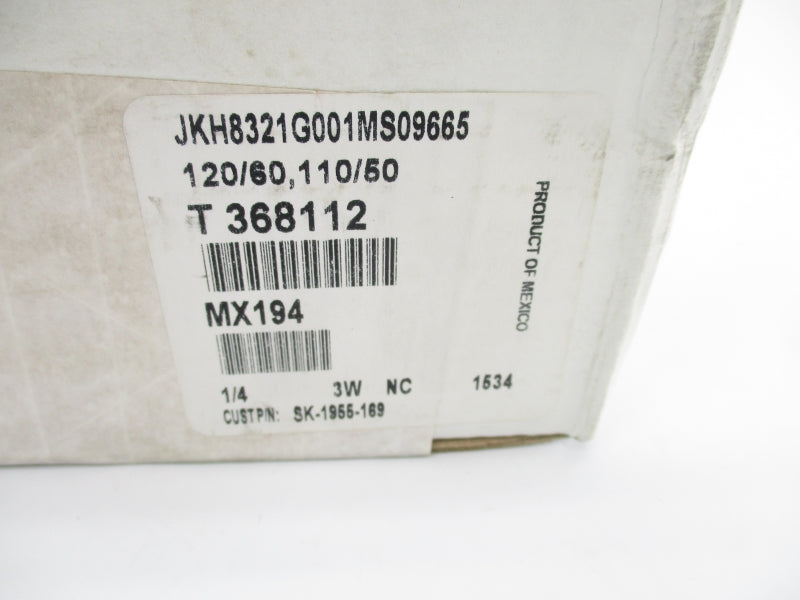 ASCO JKH8321G001MS09665 110/120V 1/4" NSFS