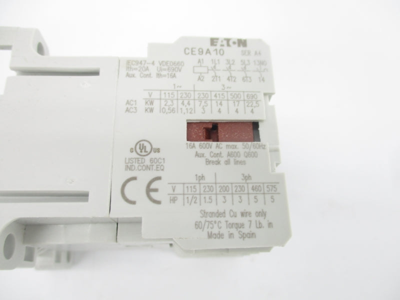 EATON CE9A10B SER. A4 220-240V 16A NSNP