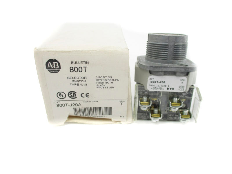 ALLEN BRADLEY 800T-J20A SER. T (AS PICTURED) (WH) NSMP
