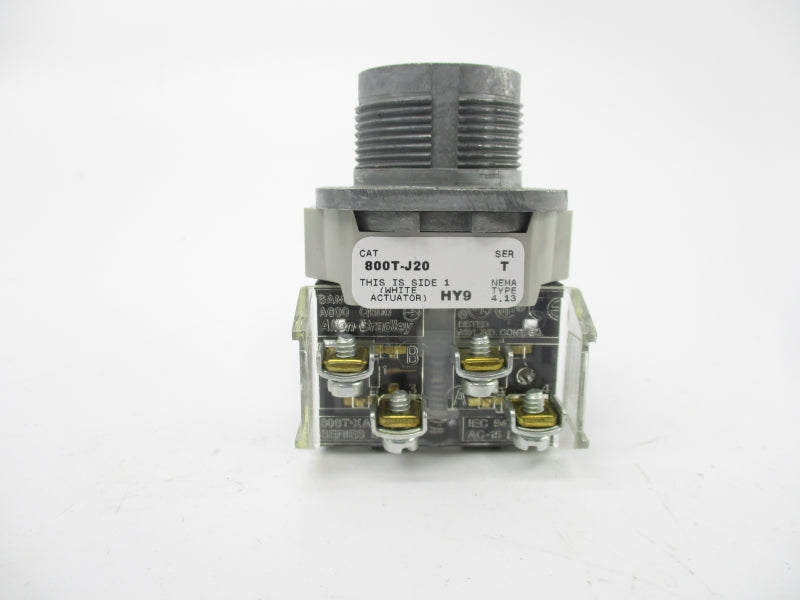 ALLEN BRADLEY 800T-J20A SER. T (AS PICTURED) (WH) NSMP