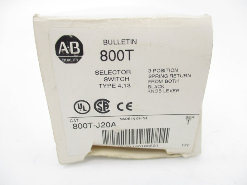 ALLEN BRADLEY 800T-J20A SER. T (AS PICTURED) (WH) NSMP