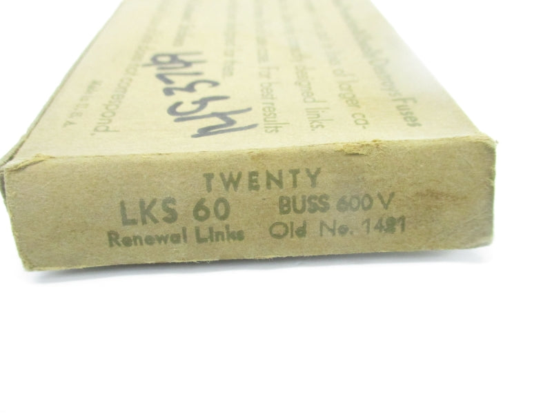 BUSSMANN LKS60 600V (PKG OF 20) NSMP