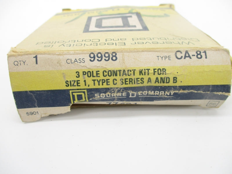 SQUARE D 9998CA-81 SER. A&B NSMP