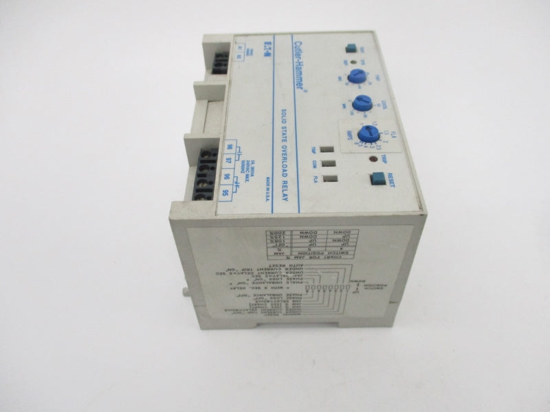 CUTLER HAMMER C310BNC3 SER. A1 120VAC 1-6A UNMP