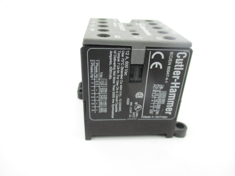 CUTLER HAMMER CE12BNC301 SER. A1 110-127V 12A NSNP