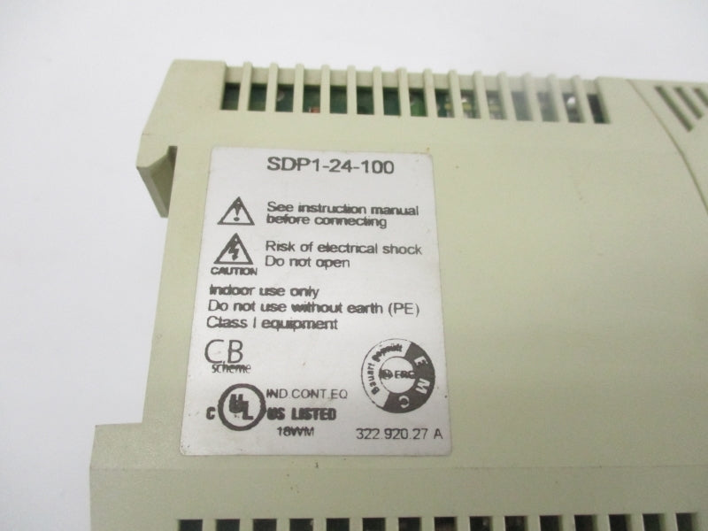 SOLA SDP1-24-100 85-26VAC 0.6-0.25A UNMP
