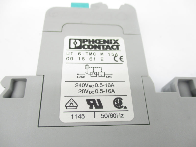 PHOENIX CONTACT 0916612 UT6-TMCM15A 240VAC 0.5-16A NSNP