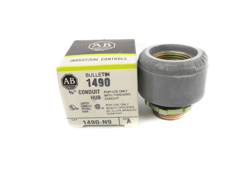 ALLEN BRADLEY 1490-N9 SER. A 3/4" (BK/YL) NSMP