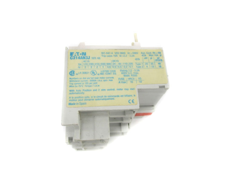 EATON C314AN3J SER. A3 690V 2.2-3.2A UNMP