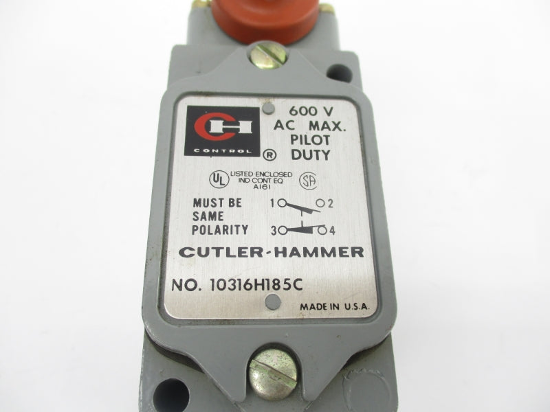 CUTLER HAMMER 10316H185C 600VAC UNMP