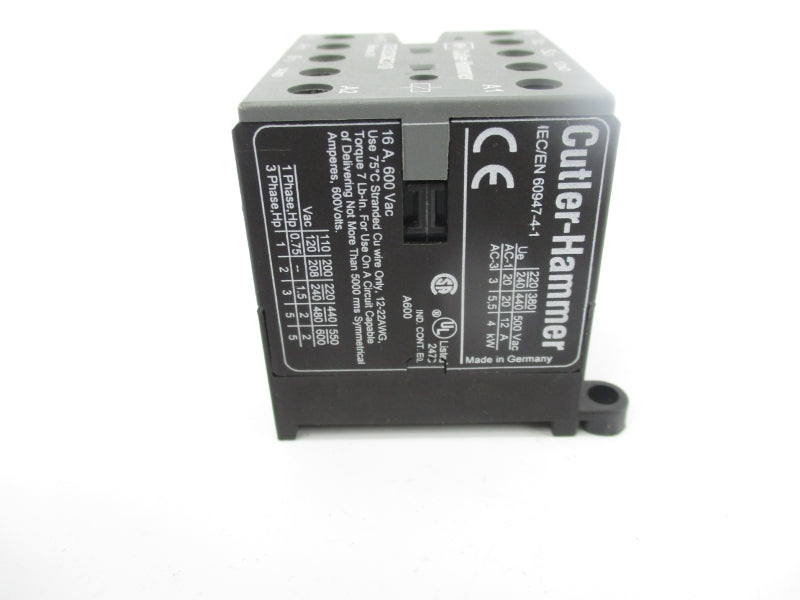 CUTLER HAMMER CE12CNC310B1 SER. A1 220-240V 16A NSNP