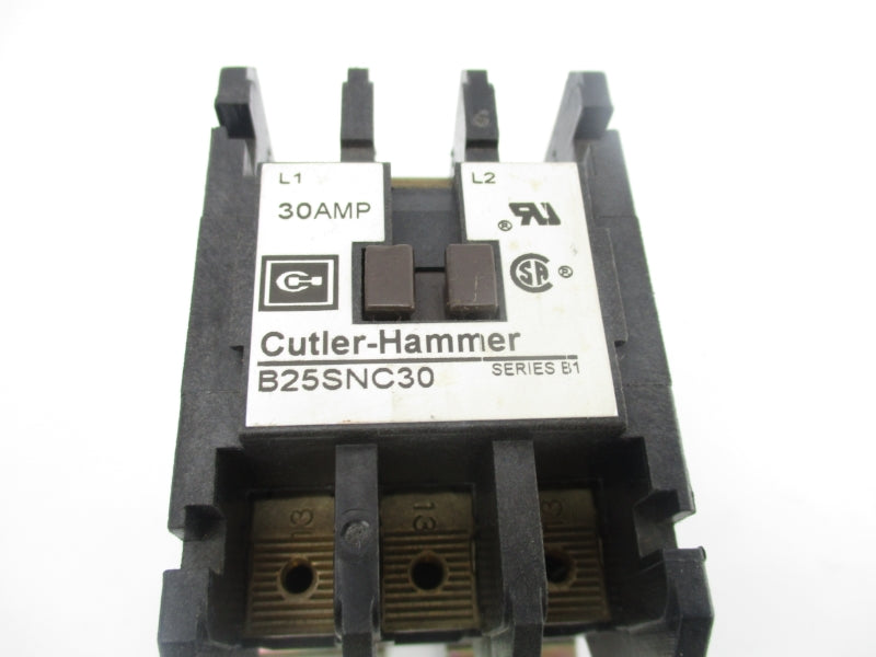 CUTLER HAMMER B25SNC30B SER. B1 208-240V 30A (AS PICTURED) NSNP